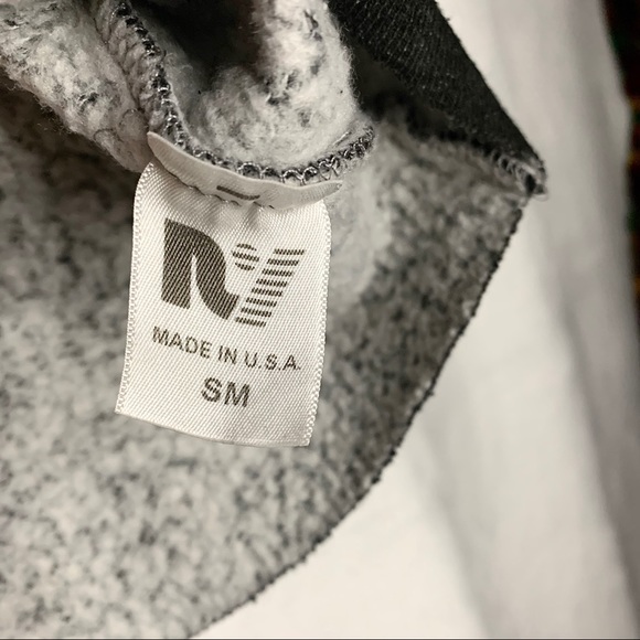 Rebel Yell Sweatshirt Graphic Dark Gray 90’s Retro Crop Small Sale - Picture 6 of 7